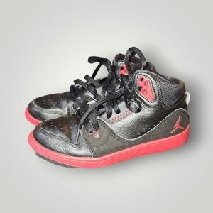 Nike Air Jordan 1 Flight 2 Black Red 23 Sneakers Shoes Youth 4